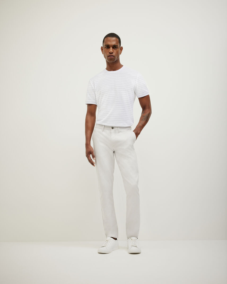 Ultra Slim Cotton-Tencel Chino, Silver, hi-res